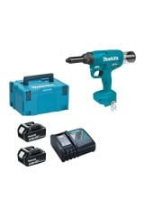 Makita DRV250RTJ 18V 5AH Çift Akülü Perçin Tabancası